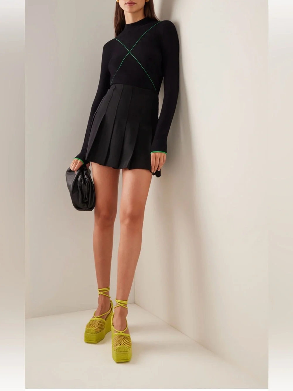 Bottega Veneta Lace Up Espadrille Platforms